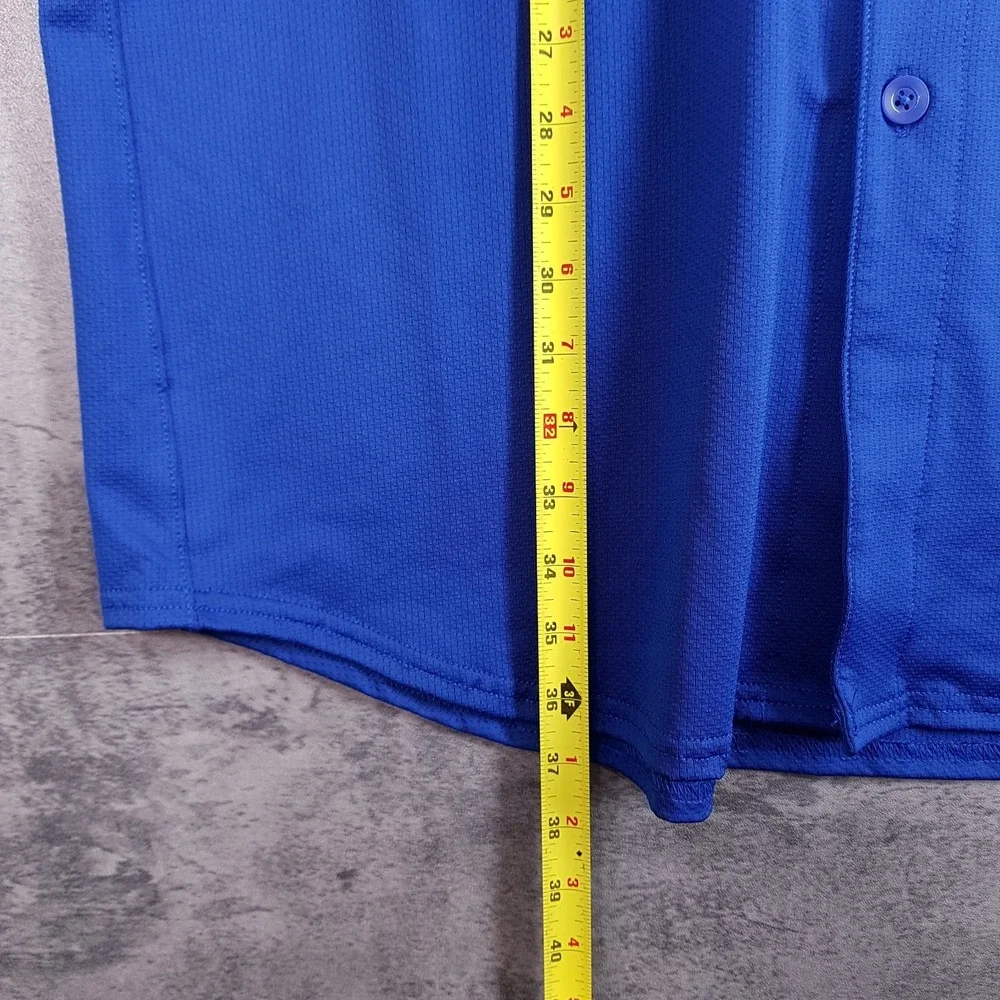NIKE Chicago Cubs Vapor Elite Authentic Jersey Mens Size 52 2XL Blue Red